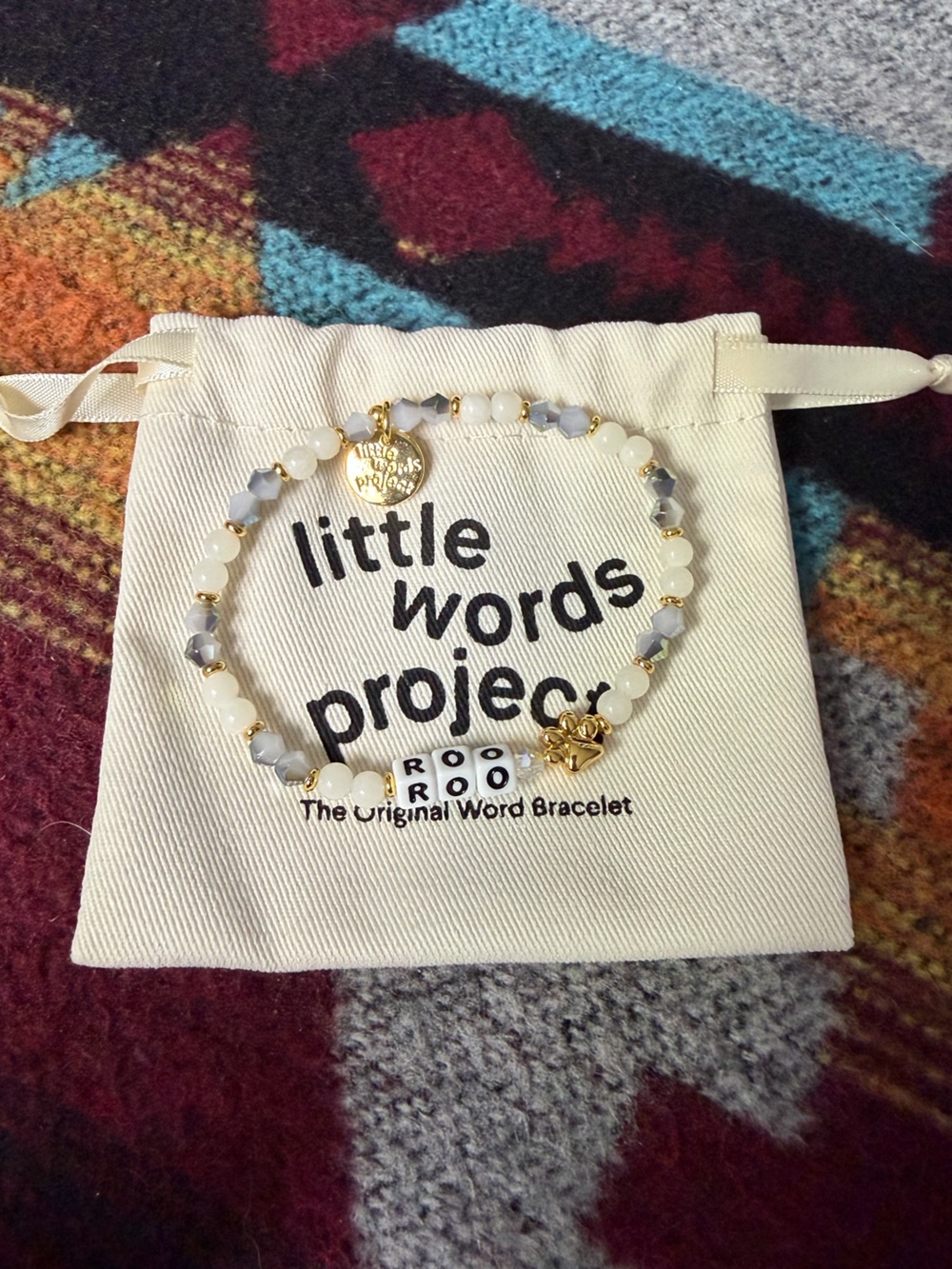 Little Words Project Pawfect Love Bracelet - “Roo”